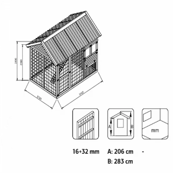 medidas del cobertizo 268-6,7