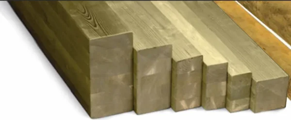 Tabla y tablón tratado de pino