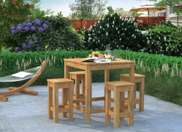 Conjunto mesa y taburetes - Image 4