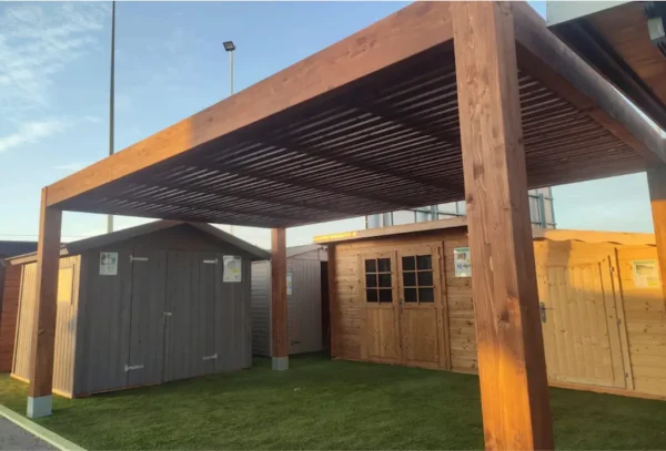 Carport palillería oculta 5'00x3'00m