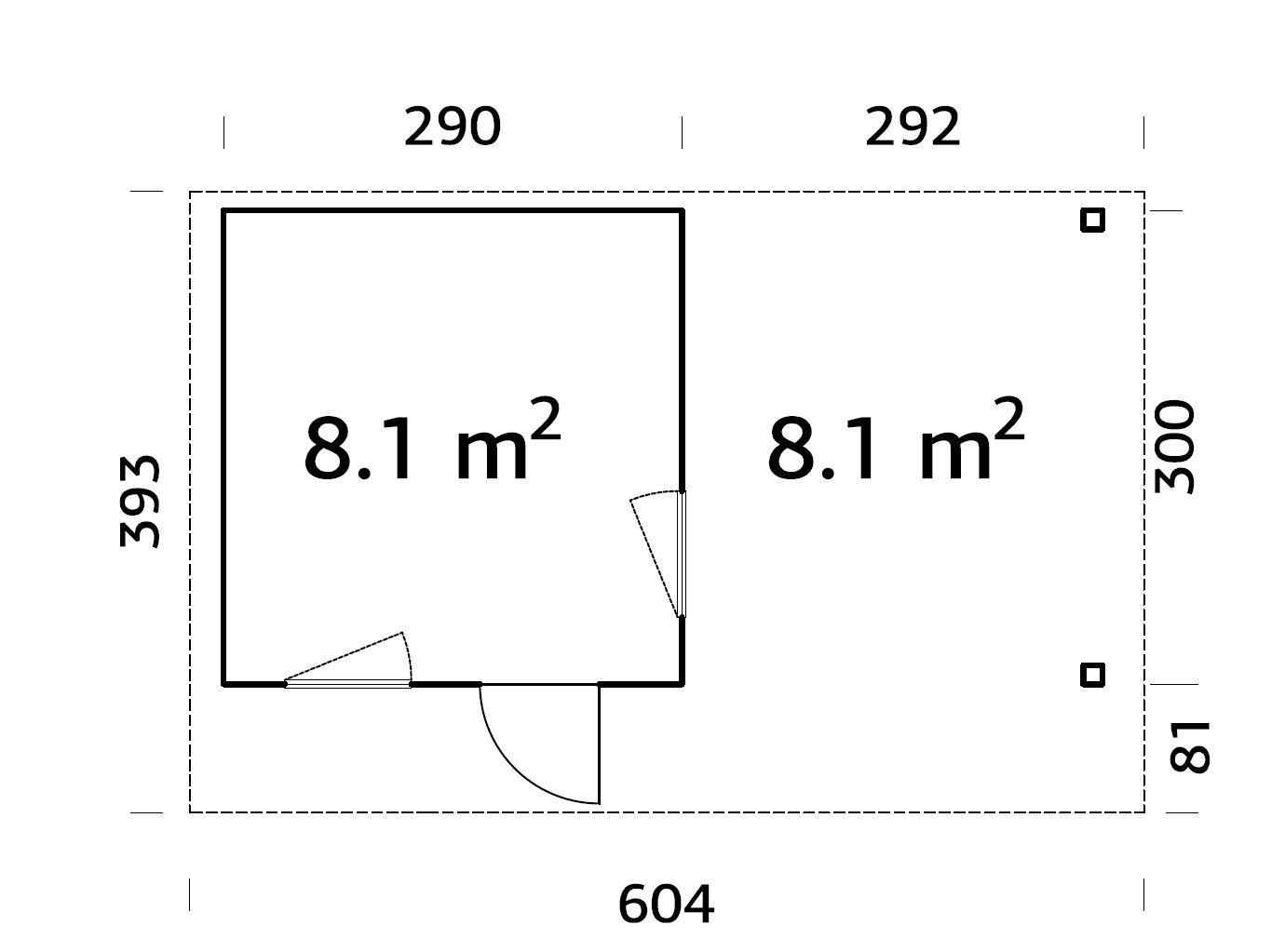 CASETA 54 | 8,1+8,1 m2 - Image 8